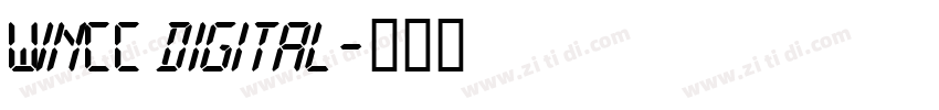 WinCC digital字体转换